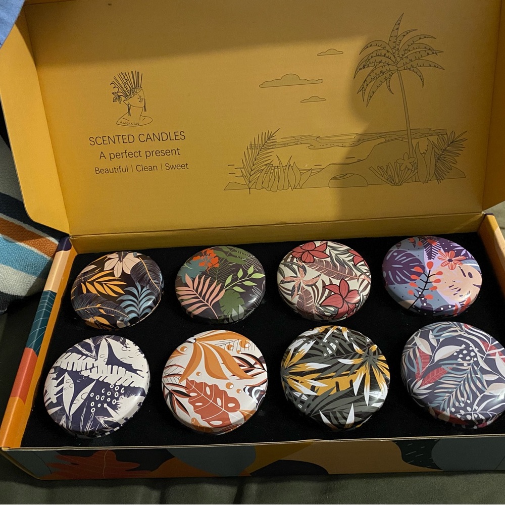 Enjoy your life candle set